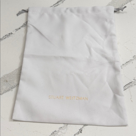 Stuart Weitzman Excelsa Faux Pearl-Embellished Leather Sneakers. - Picture 2 of 11